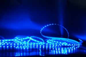 Светодиодная лента SMD 3528, 300 Led, IP65, 12V, Econom (синий) (кратно 5м)
