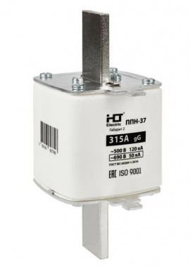 Плавкая вставка предохранителя ППН-37, габарит 2, 400/315А HLT