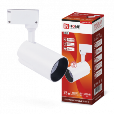 Светильник трековый светодиодный TR-07-TL 25Вт 6500К 2500Лм IP40 24 градуса белый серии TOP-LINE IN HOME