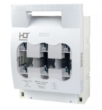 Выключатель-разъединитель с функцией защиты ПВР габ.2, 3П, 400 A HLT