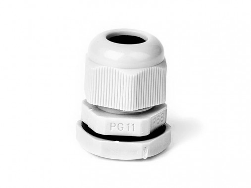 Сальники PG-11 диаметр проводника 5-10мм IP68-белый HLT