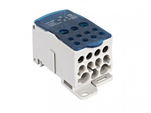 Распределительный блок на DIN-рейку РБ-250 1П 250А (1х120/2x35+ 5x16+ 4x10) HLT