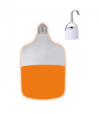 Лампа светодиодная аккумуляторная от насекомых противомоскитная 2 уровня яркости Т80 18Вт 1500К Фарлайт