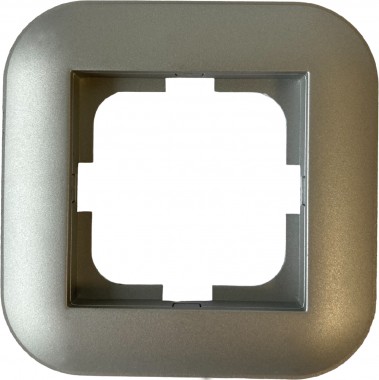 РАМКА ОДИНАРНАЯ (МАТОВОЕ СЕРЕБРО) Loft natural