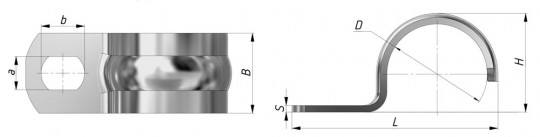 Скоба однолапковая СО 16-17 ЗЭТА