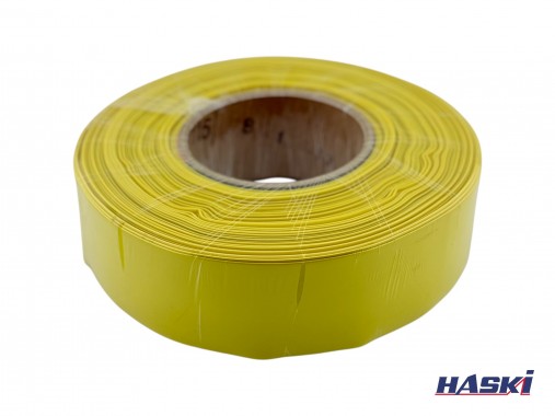 Термоусаживаемая трубка ТУТнг 40/20 желтая (50м/ролл) HASKI 
