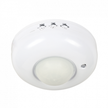 Датчик движения инфракрасный ДД 020B 800Вт 360 гр.6м IP33 белый IN HOME