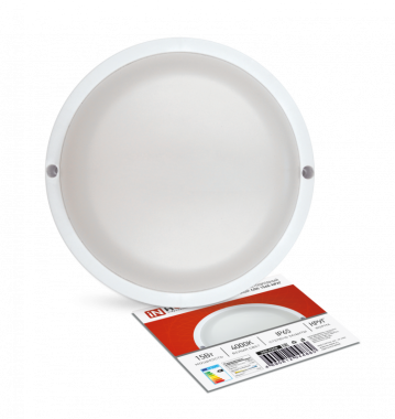 Светильник светодиодный герметичный СПП 2040-КРУГ 20Вт 4000К 1800Лм IP65 155мм IN HOME