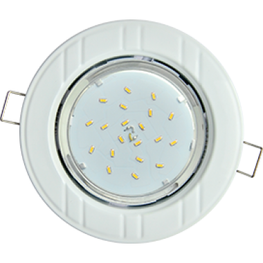 Cветильник встраиваемый Ecola GX53 H4 9011 без рефл. "6 полос" белый 43x115 (к+) /FW51H4ECB/