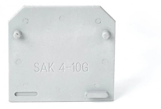 Заглушка для ЗНИ-4-6-10мм²(JXB35-50А) серый (уп./100 шт) HLT