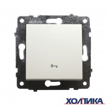 Выключатель кнопка на авт. дверь (белый цвет) М + К