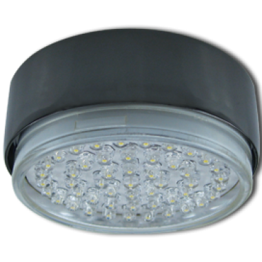 Светильник накладной Ecola GX53 FT8073 черный хром 25x82 /FB5380ECB/