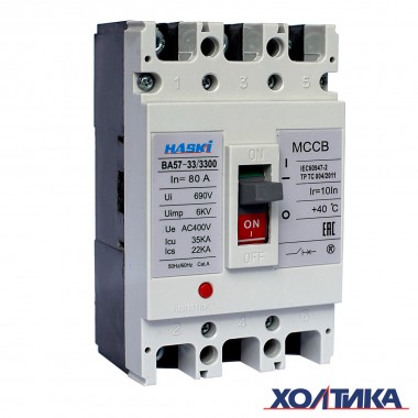 Автоматический выключатель ВА57-33 3P 20А HASKI