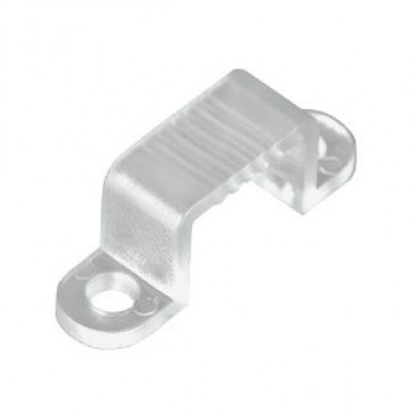 Скоба Ecola LED strip 220V connector holder скоба крепежная для IP68 14x7 ленты уп. 10шт /SCHL14ESB/