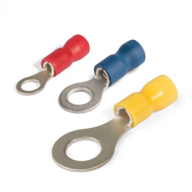 Наконечники НКИ 1.5-6 кольцо 0.25-1.5мм  красный (уп./100 шт) HLT