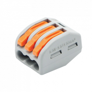 Строительно-монтажная клемма СМК 222-413 (25 штук/упаковка) IN HOME