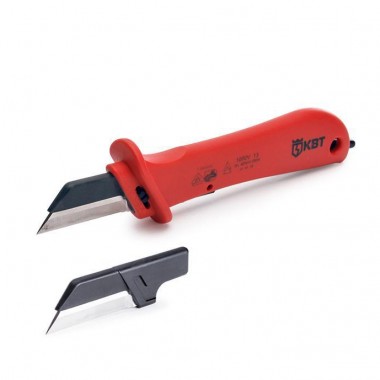 Нож диэлектрический НМИ-04 с дополнительным лезвием лезвием (КВТ)