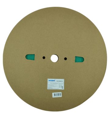 Термоусаживаемая трубка ТУТнг 20/10 зеленая (100 м/ролл) HASKI 