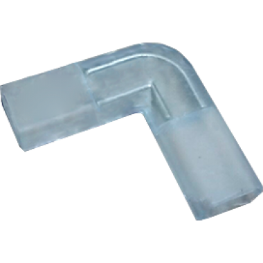 Коннектор Ecola LED strip 220V connector комплект для упрощенного соединения L лента-лента 2-х конт для ленты IP68 14x7 /SCLN14ESB/