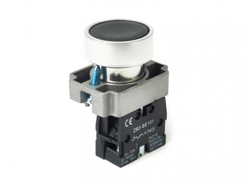 Кнопка BA21 черная NO HLT