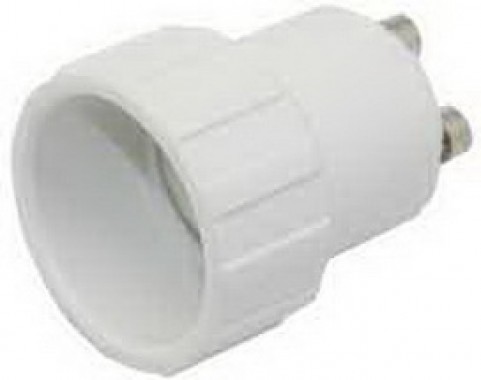 Переходник Ecola base с цоколя GU10 на E14 белый /A1T17WEAY/