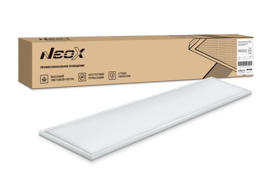 Панель светодиодная универсальная ДВО-01 3665-ПРИЗМА 36Вт 6500K 1195x180мм NEOX