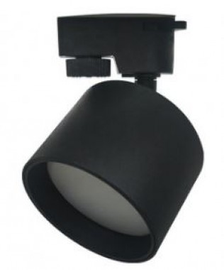Светильник трековый Ecola TRS3 GX53 c внутренним кольцом черный 83x60x140 /TRS03BECT/