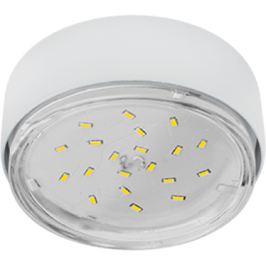 Светильник накладной Ecola GX53 FT8073 белый 25x82 /FW5380ECB/