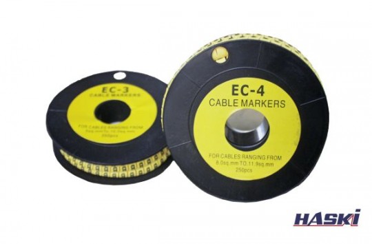 Кабельный маркер МКО EC-4 3.(3,0-10,0мм2) HASKI