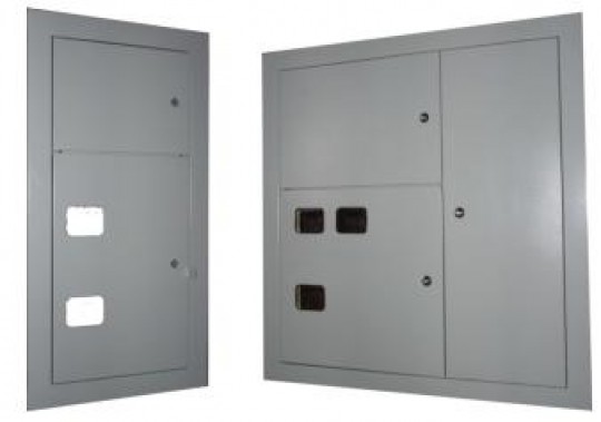 Щит этажный (без слаботочного отделения) ЩЭ на 3 квартиры 900х490х100 Полимерное покрытие