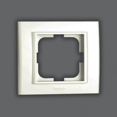 РАМКА ОДИНАРНАЯ (БЕЛЫЙ ЦВЕТ) MINA