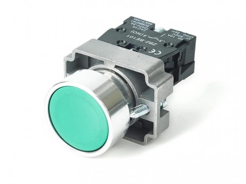 Кнопка BA31 NO 230B IP40 зеленая HLT