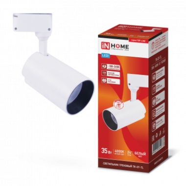 Светильник трековый светодиодный TR-07-TL 35Вт 4000К 3500Лм IP40 24 градуса белый серии TOP-LINE IN HOME