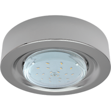 Светильник накладной Ecola GX53 FT3073 широкий хром 32х130 /FC5330ECB/