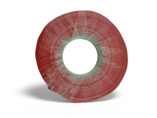 Термоусаживаемая трубка ТУТнг 30/15 красная (50 м/ролл) HASKI 