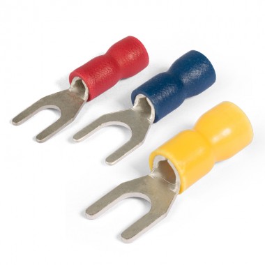 Наконечники НВИ 1.25-4 вилка 0.25-1.5мм красный (уп./100 шт) HLT