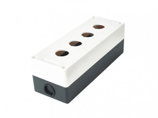 Корпус КП104 пластиковый 4 кнопки белый HLT