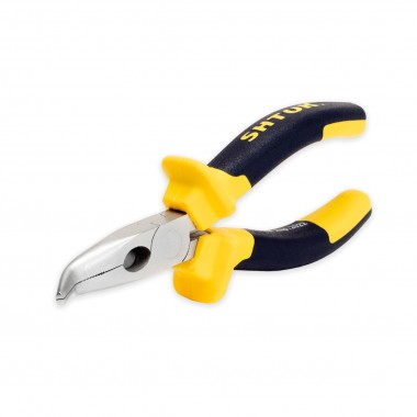 Тонкогубцы изогнутые 1000В 160 мм, SHTOK. 08107