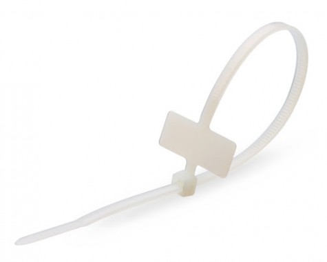 Стяжки нейлоновые КСМ 3х100 (100 штук в упаковке) белый