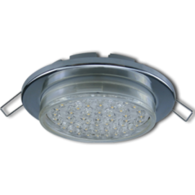 Светильник встраиваемый Ecola Light GX53-H6  металл. плоский хром 101x16 /TC5325ECB/