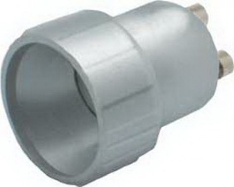 Переходник Ecola base с цоколя GU10 на E14 серебряный /A1T14SEAY/  
