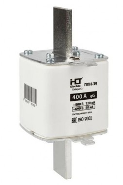 Плавкая вставка предохранителя ППН-39, габарит 3, 630/400А HLT