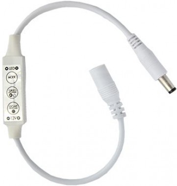 Диммер Ecola LED strip Dimmer 6A 72W 12V на проводе с кнопками /CDM06DESB/