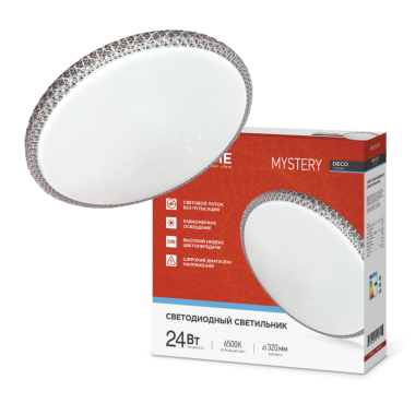 Светильник светодиодный серии DECO MYSTERY 24Вт 230В 6500К 2160Лм 320х62мм IN HOME