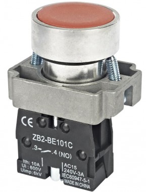 Кнопка BA42 красная NC HLT