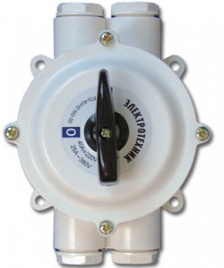 Переключатель пакетный ПП 3-40/Н2 М2 пл. 56 (40А, IP56)