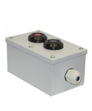 Пост управления кнопочный ПКУ-15-21.121-54 У2, 10А, 2 элемента, IP54