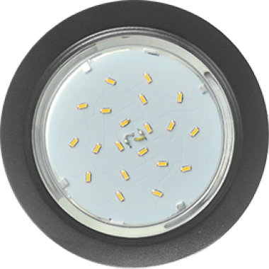 Светильник встраиваемый Ecola GX53 H4 без рефл. черный матовый 38x106  - 2pack (кd102)  [SB53P2ECB]