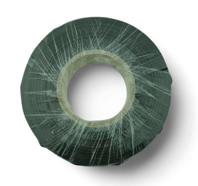 Термоусаживаемая трубка ТУТнг 30/15 черная (50 м/ролл) HASKI 