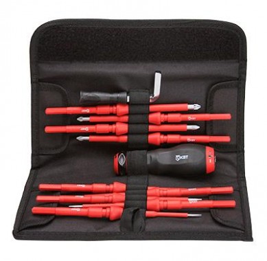 Набор диэлектр. отверток динамометрический НИО-2209 (КВТ)